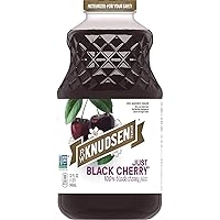 R.W. Knudsen Just Black Cherry Juice, 32 Ounces (Packaging May Vary) ( 2 BOTTLES )