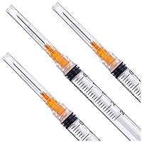 2.5ml Luer lock Syringe with diameter 25G Long 1Inch Needle, Sealed Package (20)