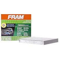 Fresh Breeze Cabin Air Filter Replacement for Car Passenger Compartment w/Arm and Hammer Baking Soda, Easy Install, CF10285 for Toyota Vehicles , white