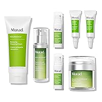 90-Day Resurgence Kit - 3-Piece Full Size Set + 4 Bonus Samples $320 Value - Renewing Cleansing Cream 6.75 OZ, Retinol Night Cream 1.7 OZ, & Retinol Serum 1.0 OZ