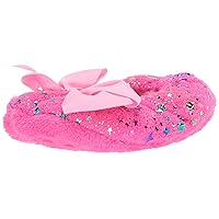 Jojo Siwa girls Jojo Siwa Slipper Sock, Pink-pink Bow, Shoe Size 5-8 US