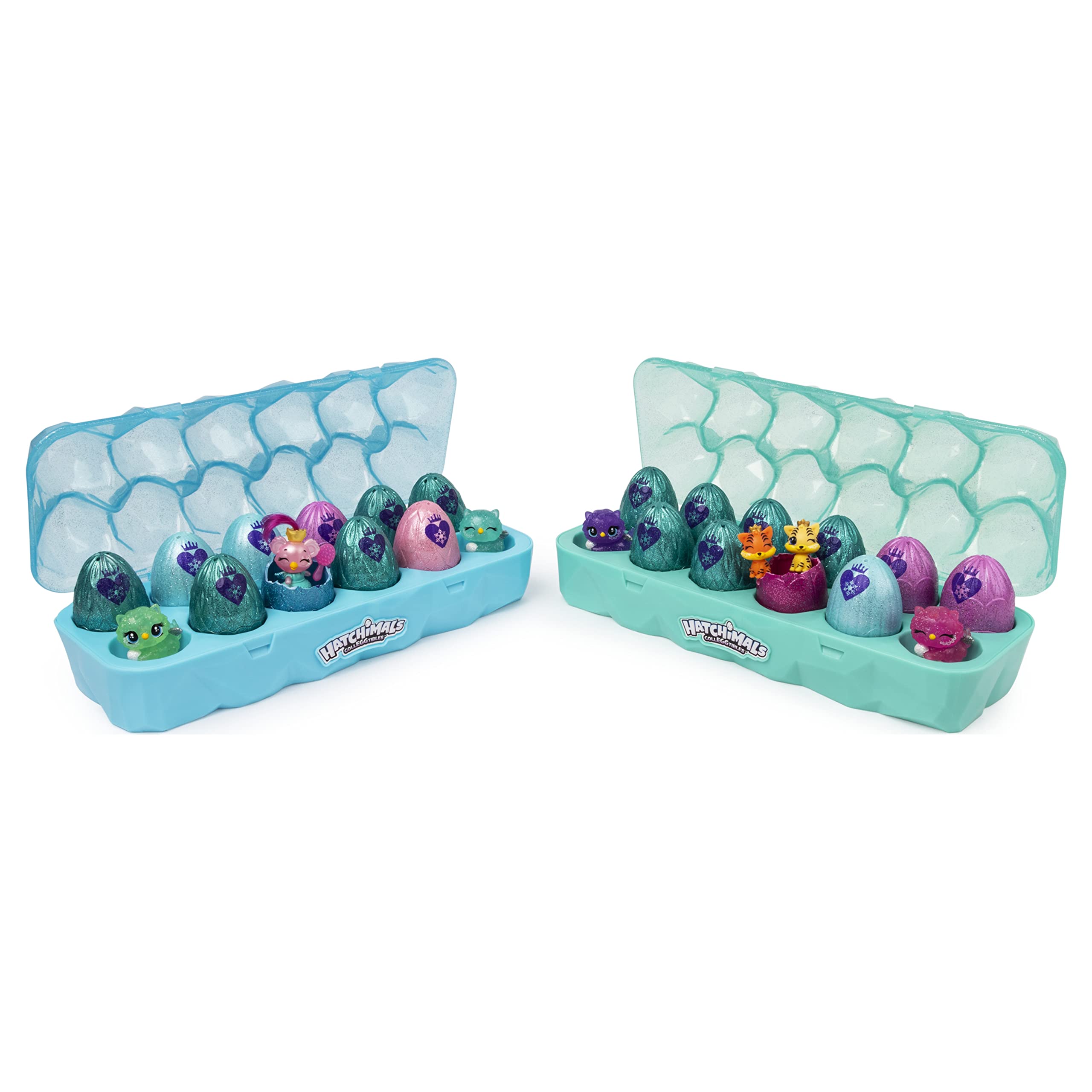 Hatchimals CollEGGtibles, Jewelry Box Royal Dozen 12-Pack Egg Carton with 2 Exclusive (Styles May Vary)