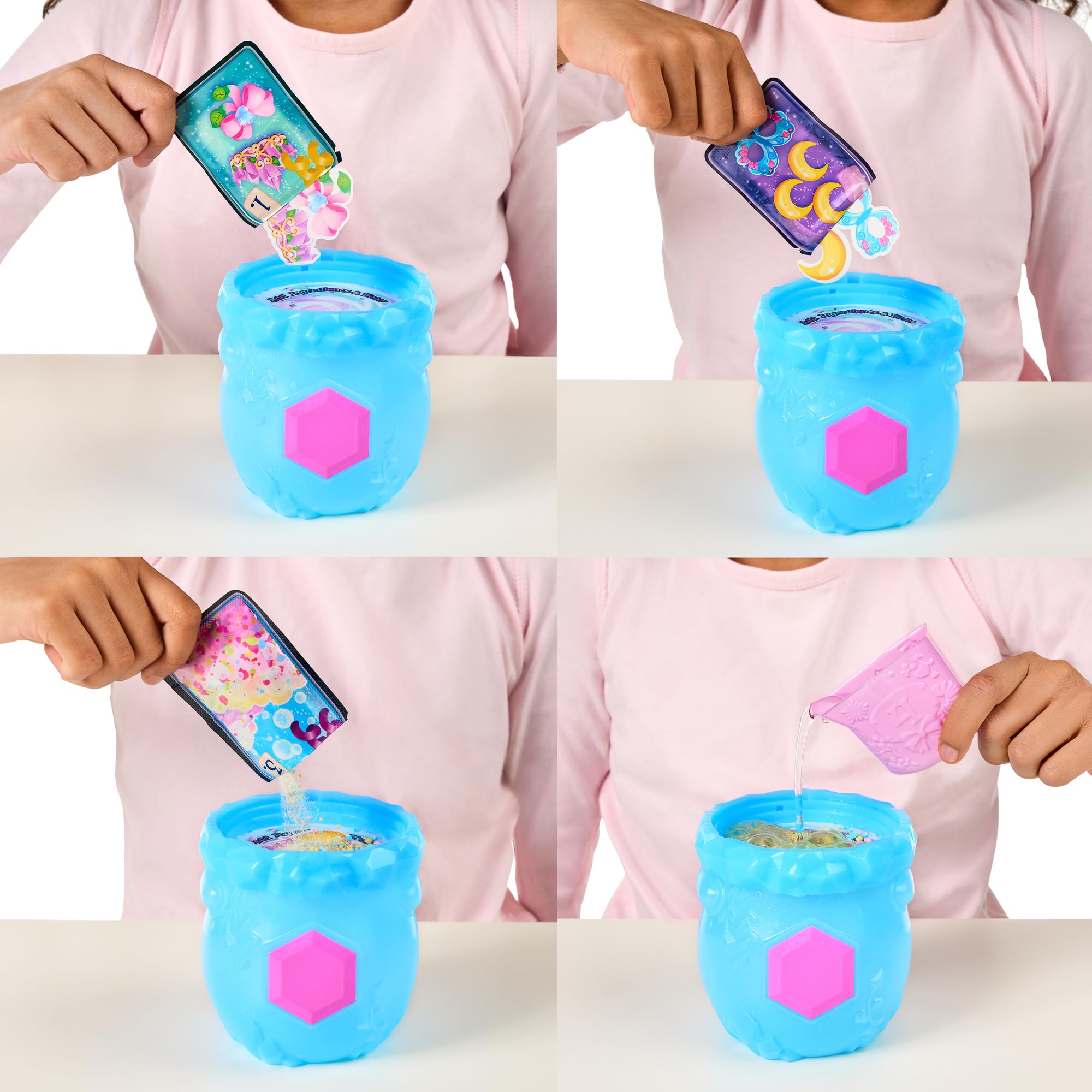 Magic Mixies Mixlings Magicus Party Fizz & Reveal 2 Pack Cauldron | with Magical Confetti Fizz Unboxing | 4 New Magicus Party Mixling Powers to Discover | 30+ to Collect