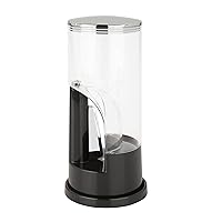 Zevro Indispensable 1/2-Pound-Capacity Coffee Dispenser, Black