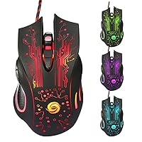 GS Professional Gamer 2400DPI LED Optical 6D USB Wired Game Gaming Mouse Computer Mice For PC Laptop