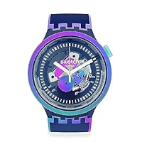Swatch #RAINBOWINTHENIGHT Unisex Watch (Model: SO27N112)