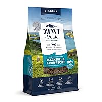 ZIWI Peak Air-Dried Cat Food – All Natural, High Protein, Grain Free & Limited Ingredient with Superfoods (Mackerel & Lamb, 2.2 lb)