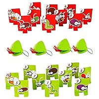 TRYSPUN Funny Tongue Game, Family Board Game Catch Bugs Game Joint Take Card-Eat Desktop Board Games for Parent-Child Interaction Children's Educational Toy (2 Set)