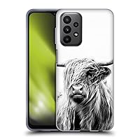 Head Case Designs Officially Licensed Dorit Fuhg Portrait of a Highland Cow Travel Stories Soft Gel Case Compatible with Samsung Galaxy A23 / 5G (2022)