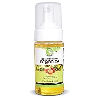 100% Pure Argan Oil for Hair & Skin – USDA Organic Moroccan Argan Beauty Oil – Hydrating, Moisturizing, Nourishing & Conditioning, Anti-Aging Cosmetic Oil - 100ml
