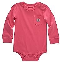 Carhartt Unisex Baby Long-Sleeve Pocket Bodysuit