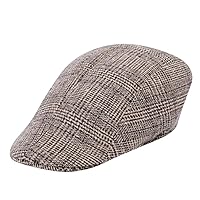 lisusut Beret Cap, Outdoor, Work, Plain, Hunting, Cotton Hat, Casquette, Breathable, Unisex, Hat, Spring, Autumn, Casual, Stylish, Adjustable Size, Outdoor, Women's, Gift, white
