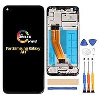 for Samsung Galaxy A11 LCD Display Touch Screen Glass Digitize(Not for SM-A115F,SM-A115M) SM-S115DL SM-A115U SM-A115A SM-A115W Screen Replacement Full Assembly Repair Kits (161.5MM for US Version)