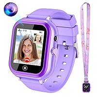 OKYUK Smart Watches Waterproof 1.3 Touchscreen Watch with SOS, GPS Tracker, Two Way Call, Voice Chat Christmas Birthday Gift for Kids Ages 3-15 Year Old Boys Girls
