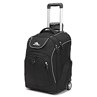 High Sierra Powerglide Wheeled Backpack, Black, One Size High Sierra Powerglide Wheeled Backpack, Black, One Size