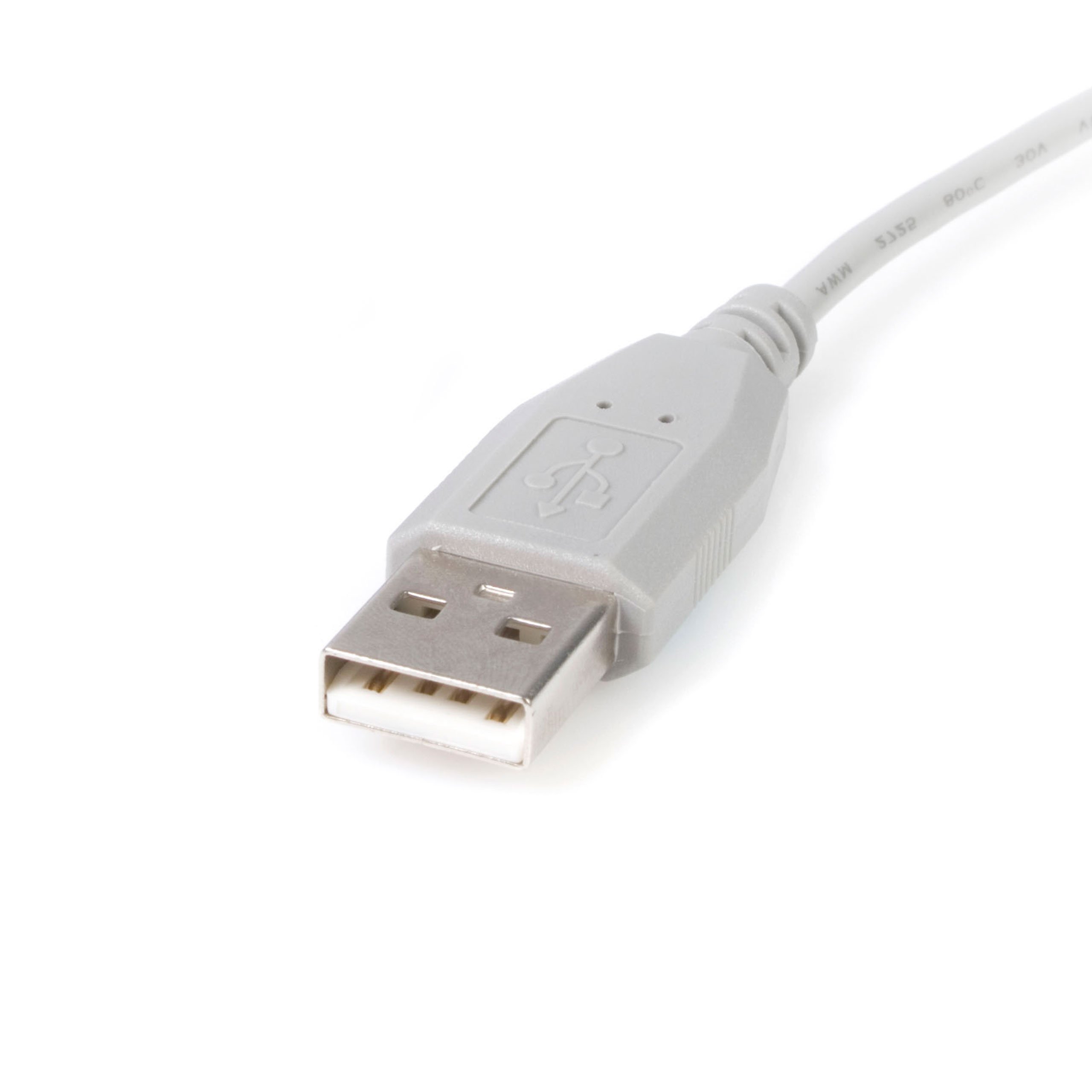 StarTech.com 3 ft. (0.9 m) USB to Mini USB Cable - USB 2.0 A to Mini B - Grey - Mini USB Cable (USB2HABM3)
