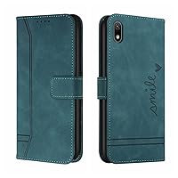 Protective Flip Cases Compatible with Xiaomi Redmi 7A Wallet Case,Shockproof TPU Protective Case,PU Leather Phone Case Magnetic Flip Folio Leather Case Card Holders Case Cover (Color : Green)
