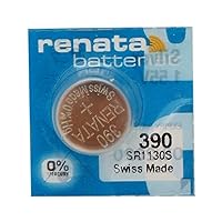 390 / SR54 Renata Silver Oxide Button Batteries (50)