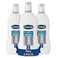 Cetaphil RESTORADERM Soothing Wash, 10 floz Pack of 3, Soothes Dry, Stressed Skin, Hypoallergenic, Soap & Paraben Free, National Eczema Association Endorsed, Dermatologist Recommended
