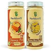 100% Natural Orange Peel and Multani Mitti Powder For Face Pack (300 Gram)