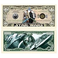 Set of 25 - Limited Edition Star Wars Collectible Million Dollar Bill