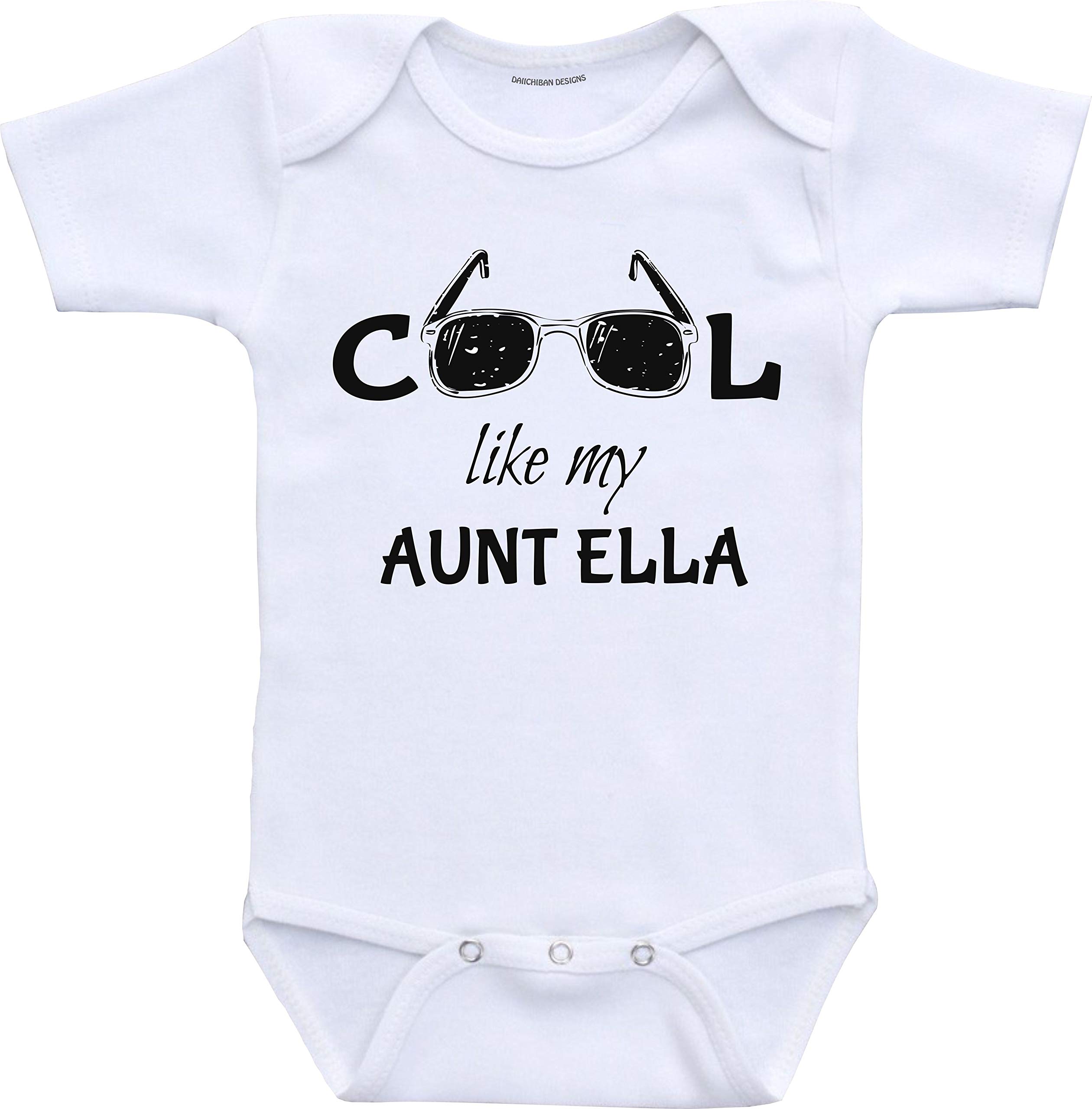 Cool Like My Aunt Shirt Custom Auntie Baby Clothes