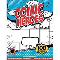 Comic Story Drawing Pad: Maak Je Eigen Stripboek Op Een Grappige Manier Met 100 Originele Sjablonen Meisjes 10 Jaar Cadeau -Ideeën (Dutch Edition)