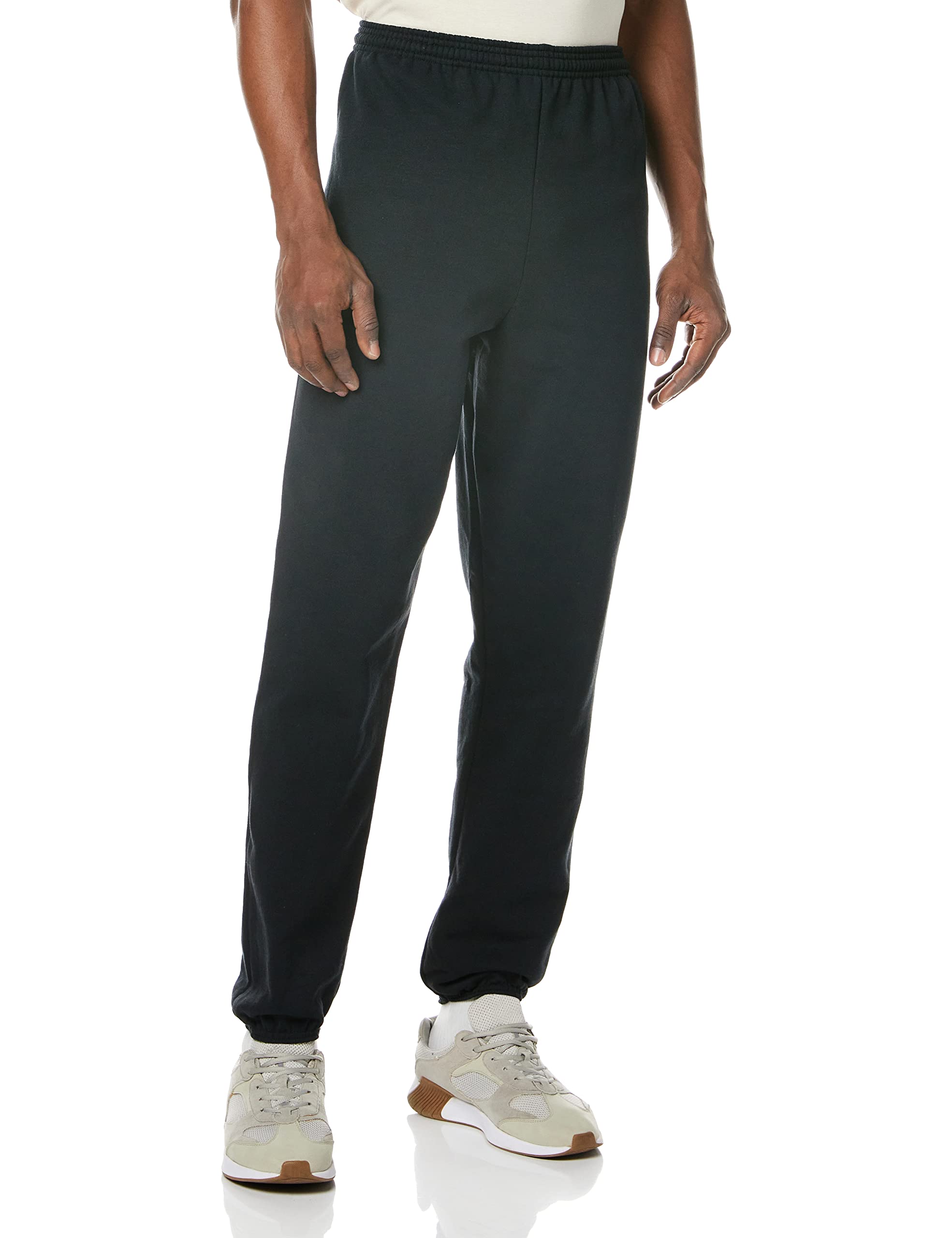 Hanes Men's Sweatpants, EcoSmart Best Sweatpants for Men, Men's Athletic Lounge Pants with Cinched Cuffs (1 or 2 Pack Option)