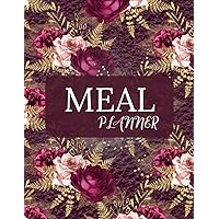 Meal Planner and Grocery List Organizer | With Cream Paper | 8.5 x 11 inches Meal Planner and Grocery List Organizer | With Cream Paper | 8.5 x 11 inches Paperback