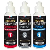 RHCMCUF4zCP 's 3 Step System to The Ultimate Shine (4 fl. oz.) with Heavy Cut Compound, Medium Cut Polish and Ultra Fine Finish Combo Pack