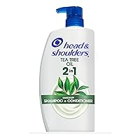 Head and Shoulders 2-in-1 Shampoo and Conditioner with Tea Tree Oil, Anti Dandruff Treatment, 32.1 fl oz