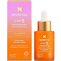 Sesderma C-VIT 5 Fusion Vitamin C Serum | Boosted Hydration, Radiant Glow, Antioxidant Defense | Targets Pigmentation | Pro Skincare Formula | 1.0 fl. oz