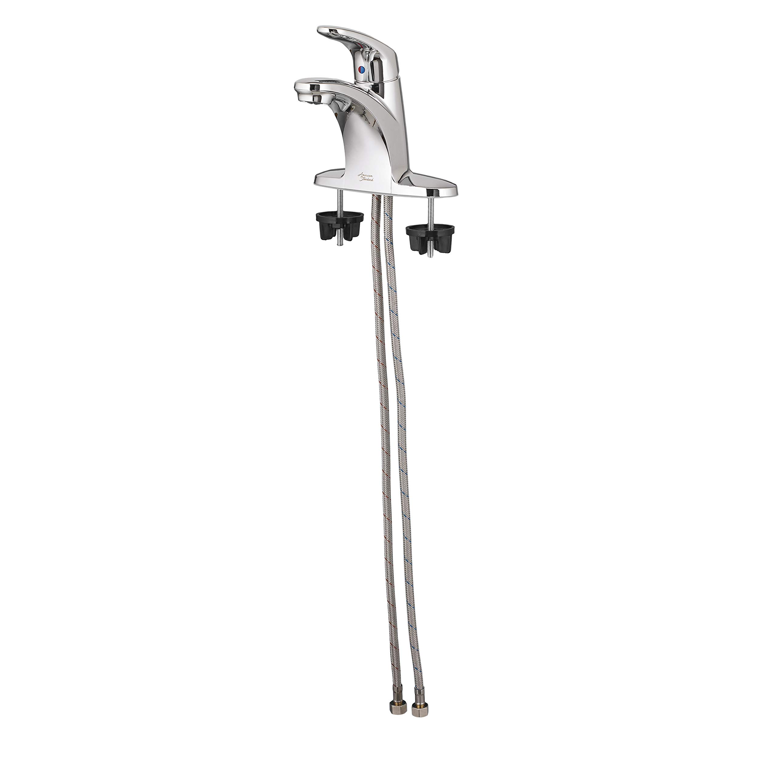 American Standard 7075004.002 Colony Pro Single-Handle Centerset Bathroom Faucet Less Drain, Polished Chrome