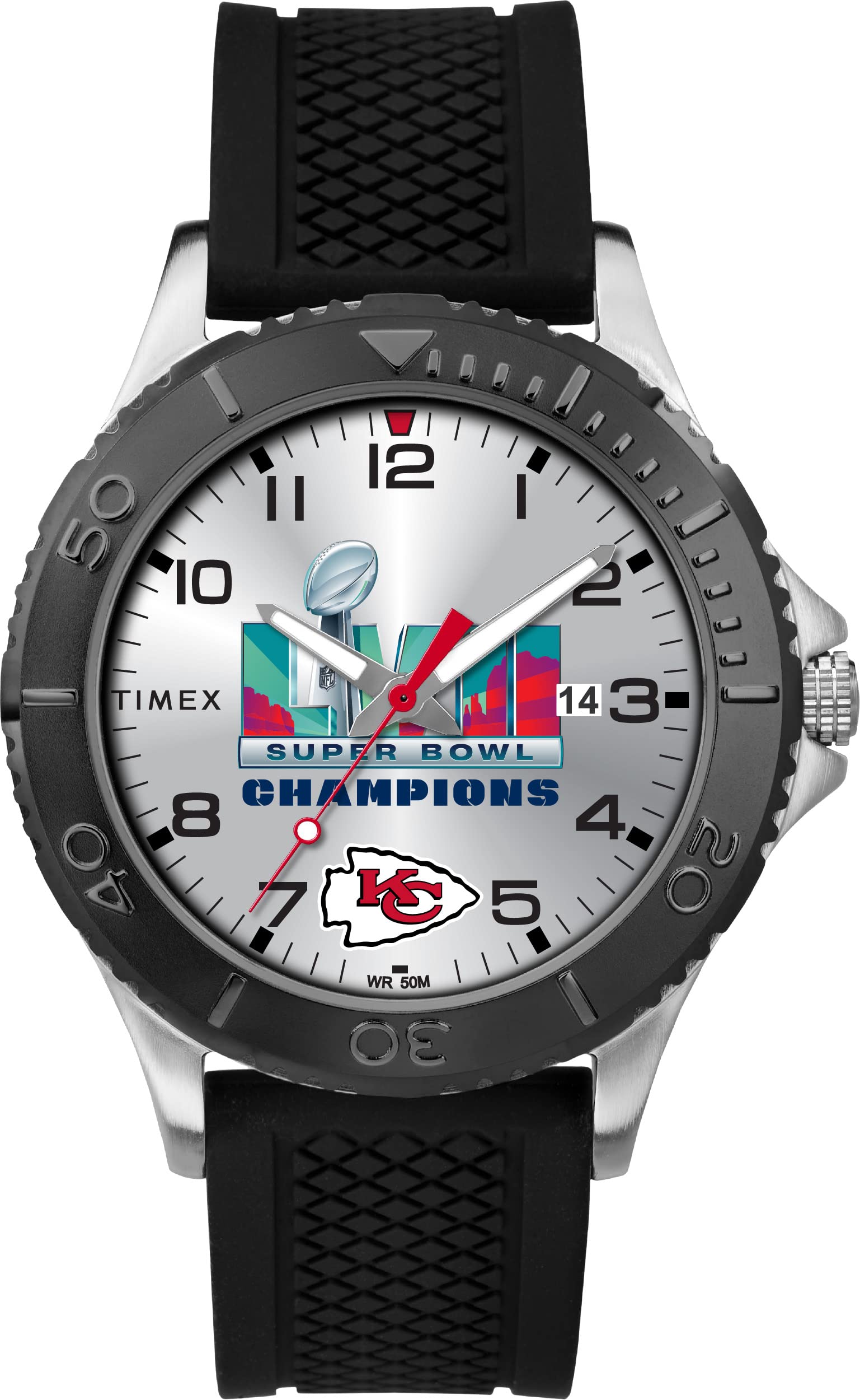 Timex Men's NFL Watch – 2023 Super Bowl Champions Kansas City Chiefs