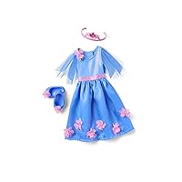 American Girl WellieWishers 14.5-inch Doll Princess in Bloom Outfit with Matching Shoes and Pink Tiara, For Ages 4+