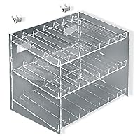 Azar Displays 222988 3-Tiered, 21 Compartment Cosmetic Tray