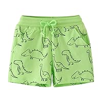 Size 6 Boys Shorts Kids Sport Cartoon Dinosaur Prints Casual Shorts Fashion Beach Cargo Pants Toddler Boy Shorts
