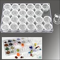 SAFE Mineral Display Case with 24 Round vials