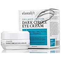Elastalift Dark Circle Under Eye Treatment Cream | Brightening & Firming Collagen Cream W/Peptides + Vitamin E Moisturizer Eye Cream For Dark Circles & Puffy Eyes | Skin Care Face Cream, 1 Fl Oz