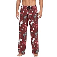 Men's Pajama Pants Sleepwear Lounge Pajama Bottoms with Pockets, S M L XL XXL