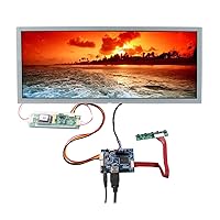 VSDISPLAY 12.3 Inch LQ123K1LG03 1280x480 LCD Screen with HD-MI Driver Board,Replacement Display for Gaming Industrial
