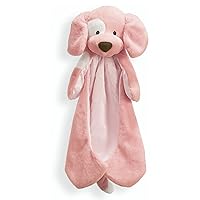 GUND Baby Spunky The Dog Huggybuddy Stuffed Animal with Built-in Baby Blanket, Pink, 15”