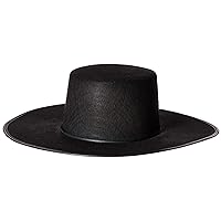 Forum Novelties Men's Costume Spanish Hat, Black, One Size