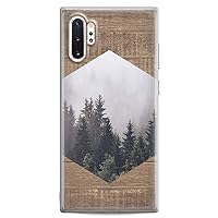 Case Compatible with Samsung S24 S23 S22 Plus S21 FE Ultra S20+ S10 Note 20 S10e S9 Pattern Forest Girl Flexible Silicone Slim fit Clear Fog Wood Design Geometric Cute Print Phone Women Nature