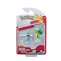 Wicked Cool Toys Pokemon Battle Figure Pack Machop and Snivy