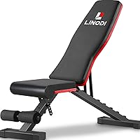 Weight Bench, Adjustable Strength Training Benches for Full Body Workout, Multi-Purpose Foldable Incline Decline Home Gym Bench
