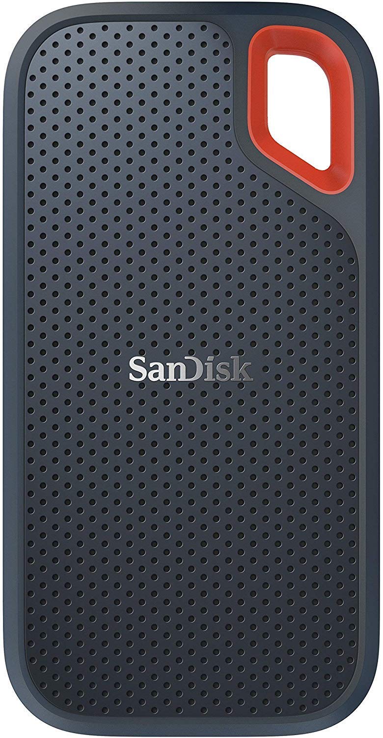 SanDisk 500GB Extreme Portable External SSD - Up to 550MB/s - USB-C, USB 3.1 - SDSSDE60-500G-G25