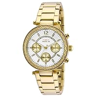 Invicta Women's 21386 Angel Stainless Steel Crystal-Accented Bracelet Watch