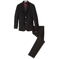 Isaac Mizrahi Big Boys' Slim Boys 2 Piece Cut Linen/Cotton Suit