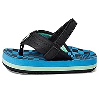 Reef Kids Boys Sandals, Little Ahi, Swell Checkers, 8